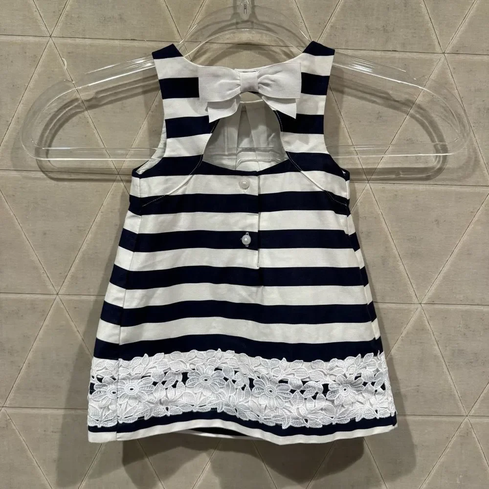 Janie and Jack striped dress - 6-12M